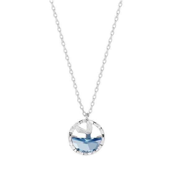 Jewelry - Diving Mermaid Sterling Silver Necklace